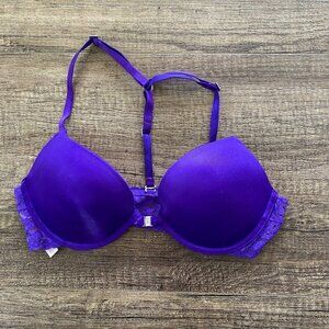 PINK VS Heart breaker Plunge Bra Size 34C